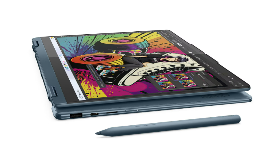 Lenovo Laptop Yoga 7 2in1 14AKP10, 14" WQUX OLED Touch, Ryzen AI 7-350, 24GB, 1TB, 83JR0027YA