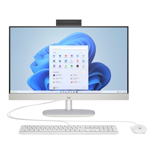 HP Računar All-in-One  24-cr0009ny,AMD Ryzen 5 7520U,16GB RAM ,512GB PCIe NVMe M.2 SSD,23.8" IPS AG, FHD9S7Y2EA
