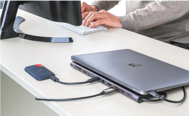 MH 12 in 1 Triple HDMI Docking Station