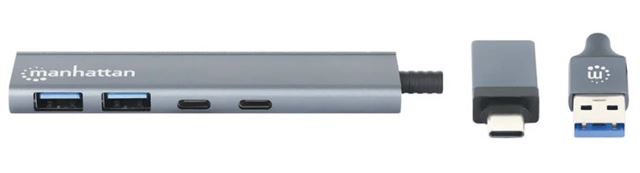 MH 4-Port USB 3.0 Typ-C / Typ-A