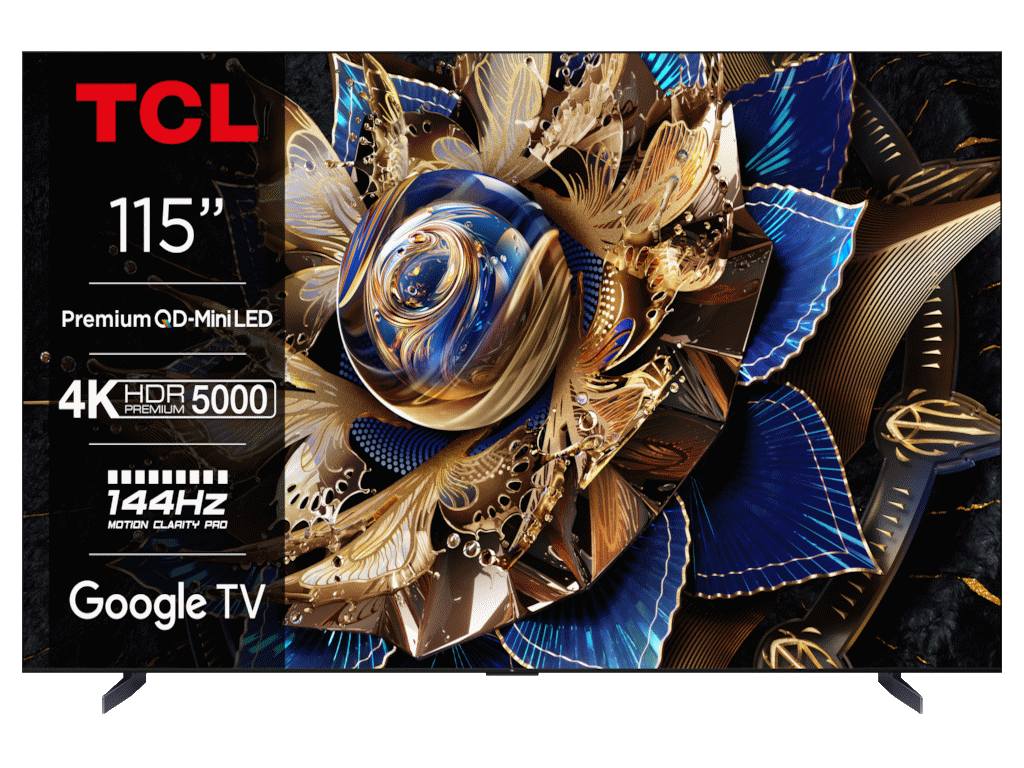 TCL Televizor 115X955 Max Premium QD-Mini LED 115" 4K Google TV, 115X955MAX