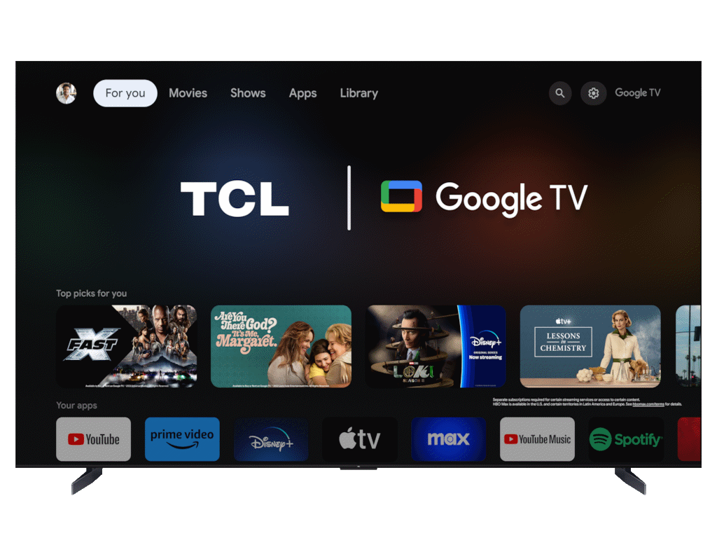 TCL Televizor 115X955 Max Premium QD-Mini LED 115" 4K Google TV, 115X955MAX