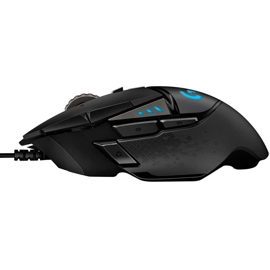 LOGITECH G502 Corded Gaming Mouse - HERO - BLACK