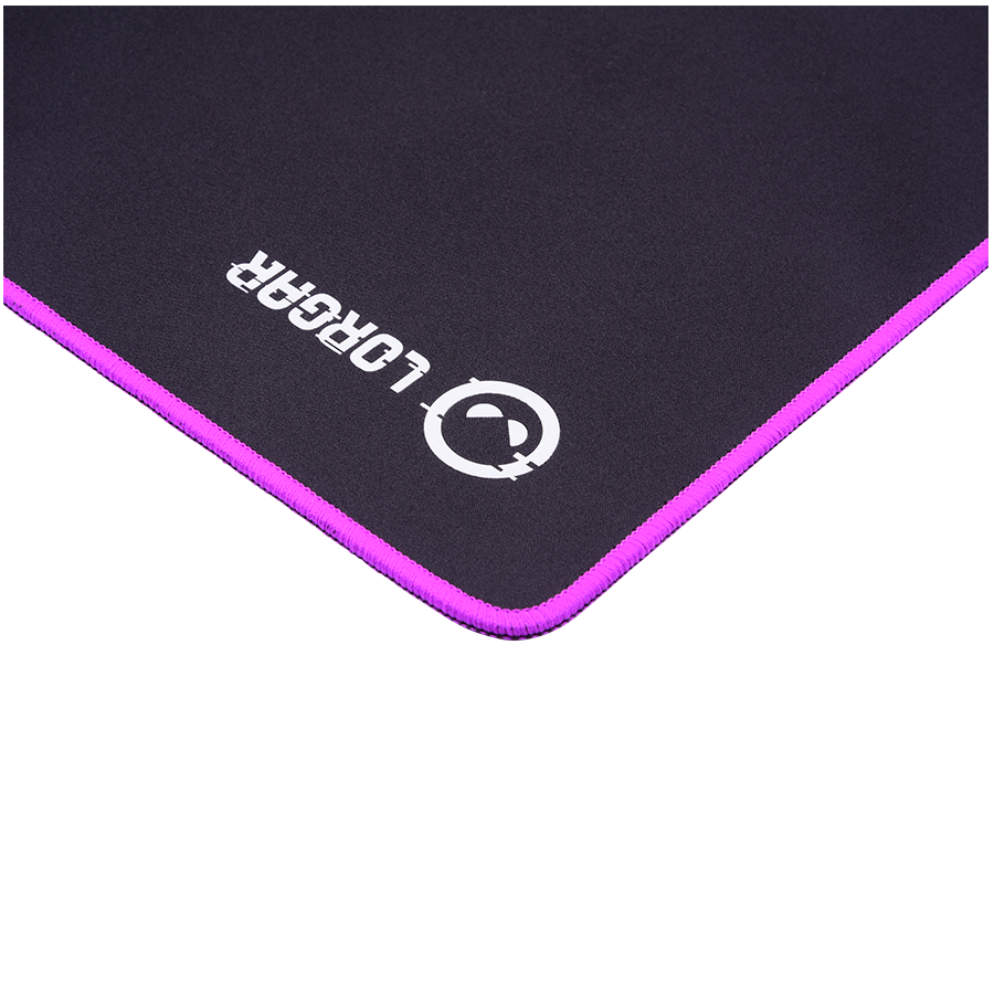 Lorgar Main 313, Gaming mouse pad, High-speed surface, Purple anti-slip rubber base, size: 360mm x 300mm x 3mm, weight 0.195kg