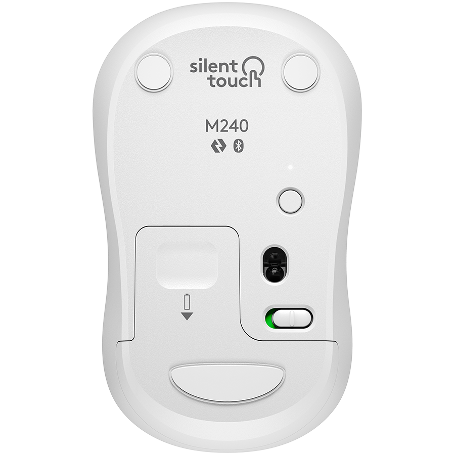 LOGITECH M240 Bluetooth Mouse - OFF WHITE - SILENT