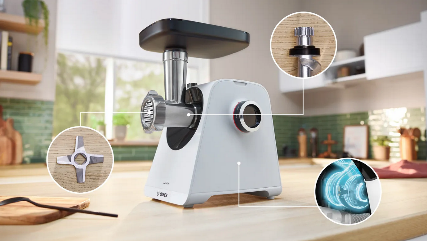 Mašina za mlevenje mesa BOSCH MFWS420W/Serija 4/1900W/bela