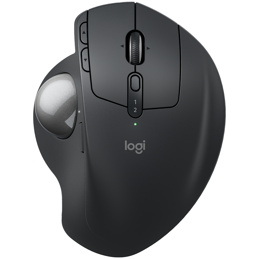 LOGITECH MX Ergo S Advanced Wireless Trackball - GRAPHITE - 2.4GHZ/BT