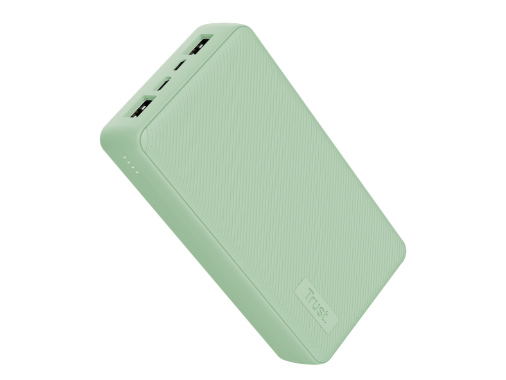 Eksterna baterija TRUST MAXO PRIMO 20.000K Powerbank ECO/zelena