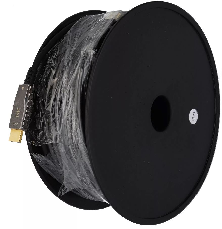 E-Green AOC Optièki Kabl HDMI 2.1 M/M 30m crni 8K/60Hz 48 Gbp