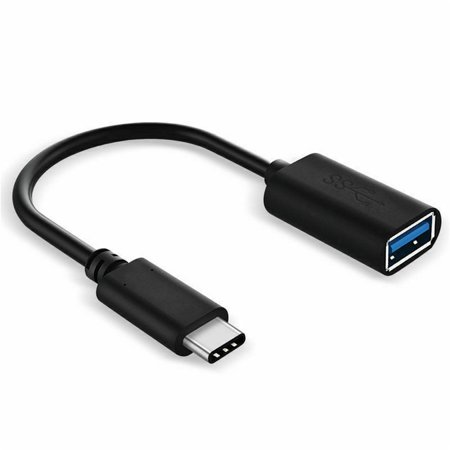 E-Green Adapter USB 3.0 (F) - USB 3.1 Tip C (M) - OTG 0.15m crni