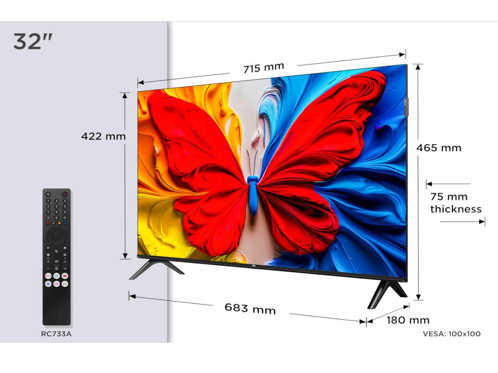 TCL Televizor 32S5K QLED 32" FullHD Android TV
