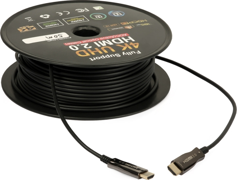 E-Green AOC Optièki Kabl HDMI 2.1 M/M 50m crni 8K/60Hz 48 Gbp