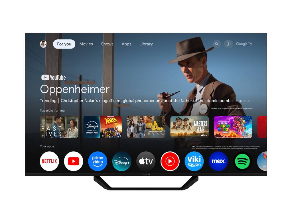 TESLA Televizor 55E655BUS, D-LED, 55", UHD, Smart Google TV