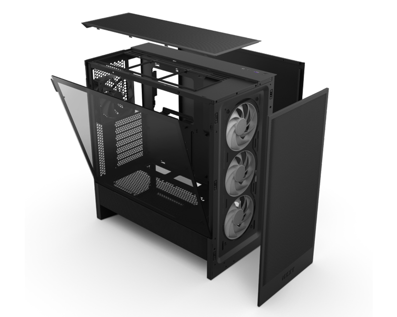 H5 Flow RGB Gaming kućište crno (CC-H52FB-R1)
