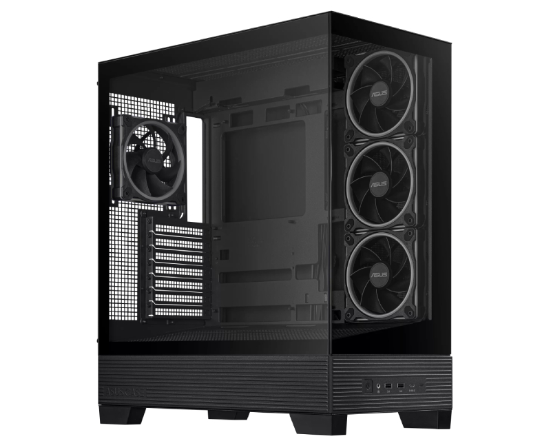 A31 PLUS TG ARGB BLACK ATX kućište crno