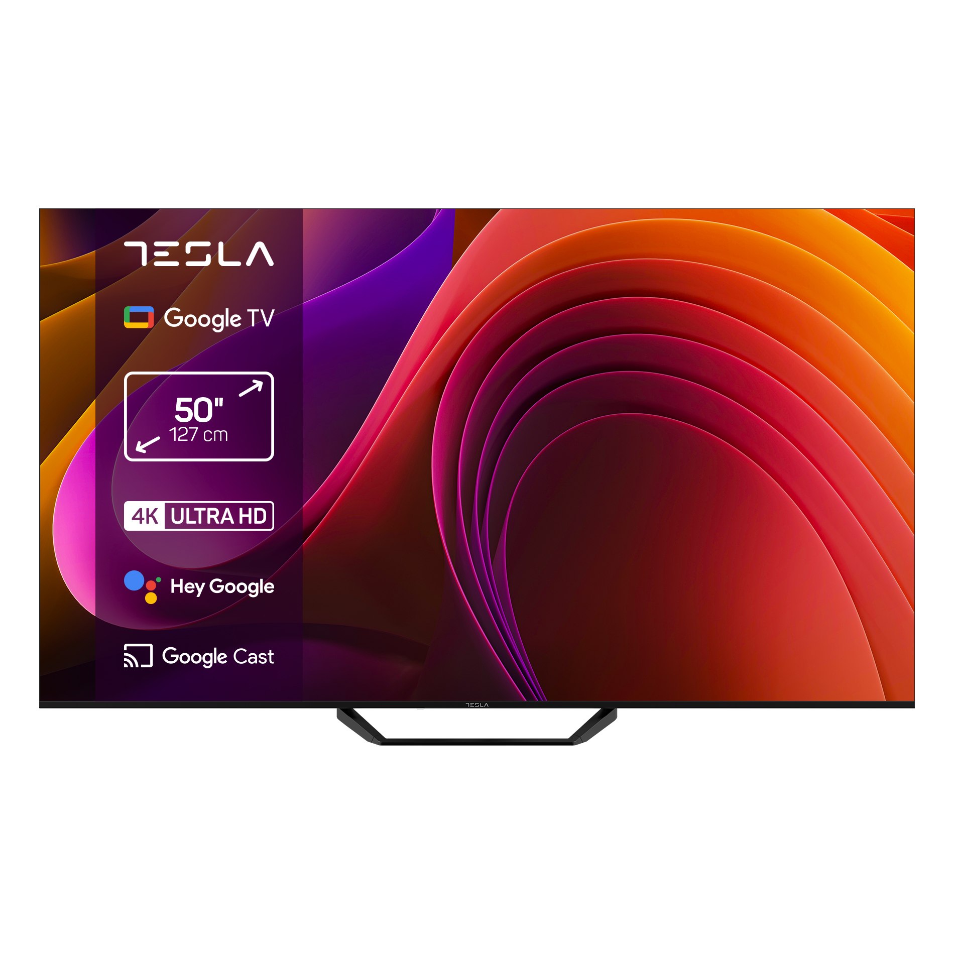 TESLA Televizor 50E655BUS, D-LED, 50", UHD, Smart Google TV