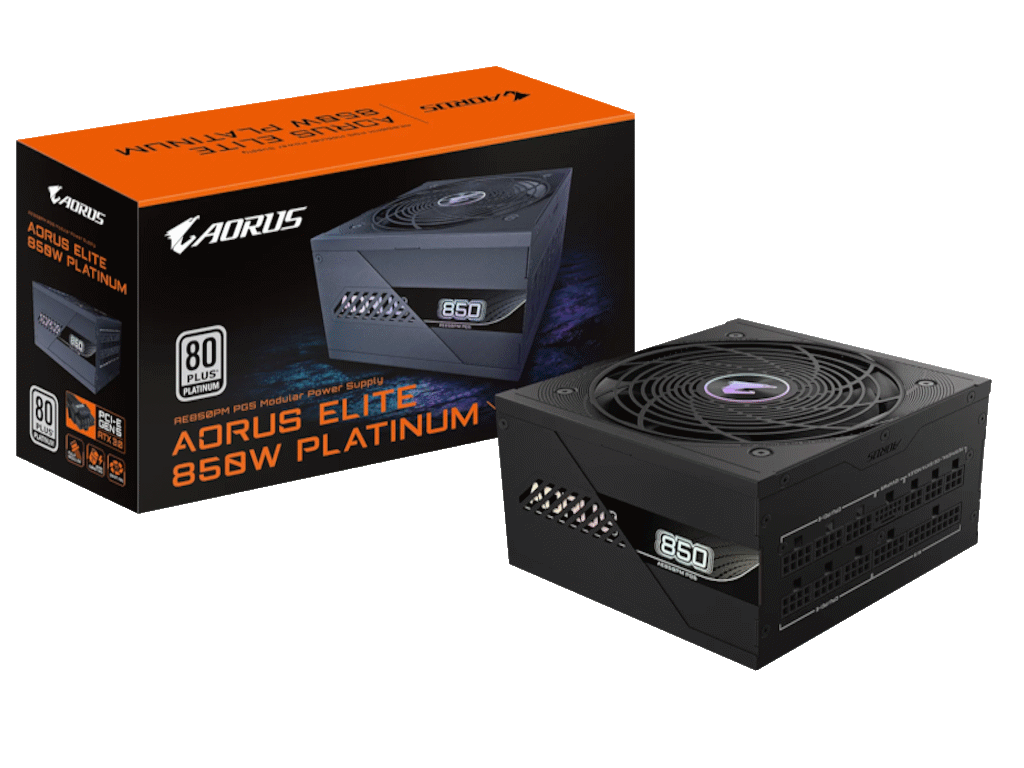NAPAJANJE GIGABYTE AORUS ELITE GP-AE850PM PG5 850W /ATX/80+PLATINUM/CRNA