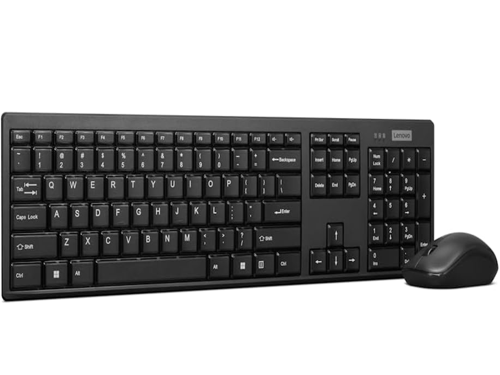 Lenovo Tastatura+miš 100 bežicni set/crna, GX31Q28916