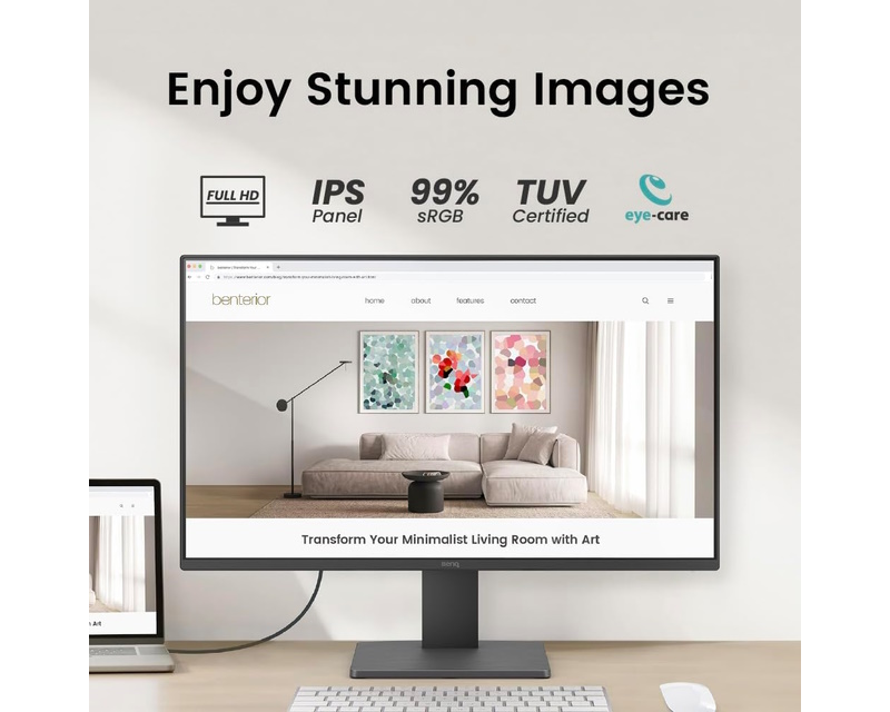 BENQ Monitor GW2491 23.8", IPS