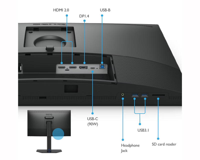 BENQ Monitor SW272U 27", IPS