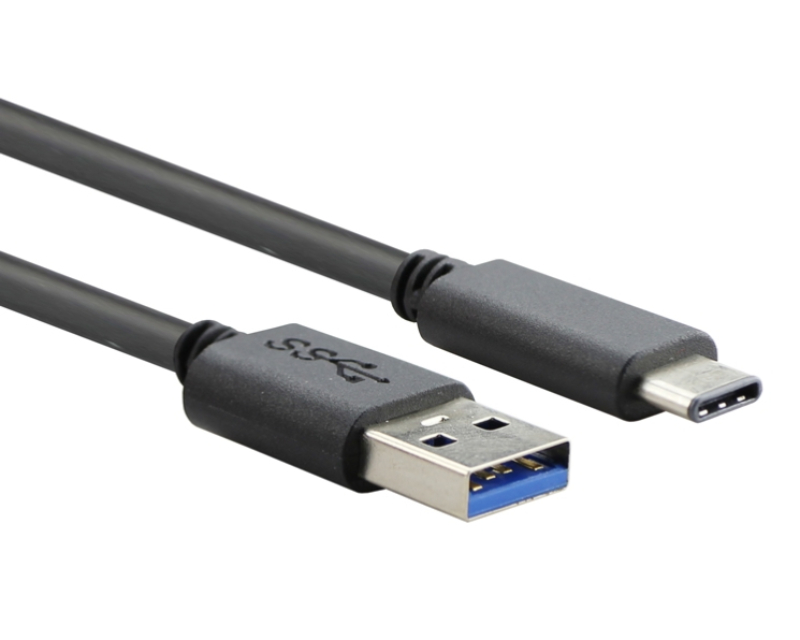 Kabl 3.0 USB A - USB 3.1 tip C M/M 2m crni