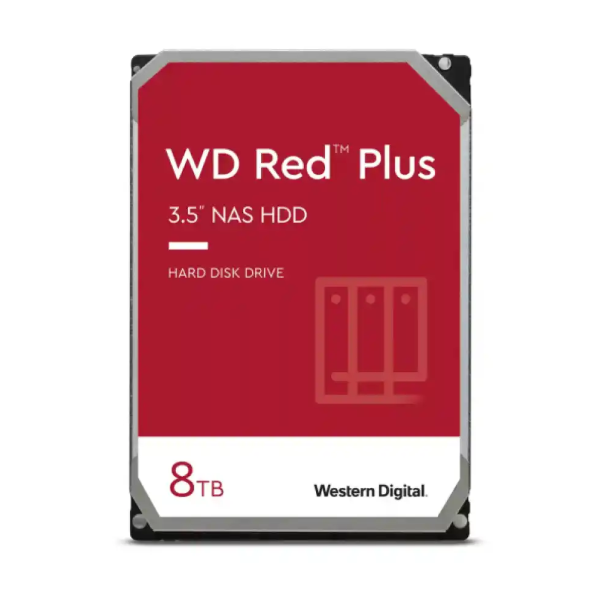 8TB 3.5" SATA III 256MB IntelliPower WD80EFPX Red Plus hard disk
