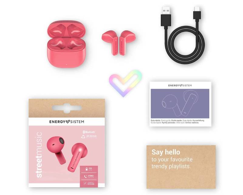 ENERGY SISTEM Coral StreetMusic slušalice roze (M45922)