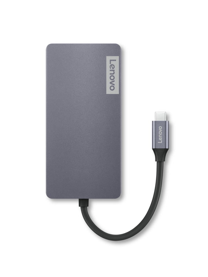 Lenovo 150 USB-C Travel Dock (1x HDMI, 1x VGA, 3x USB-A, 1x TF card reader, 1x SD, 1x RJ45 GigaLAN, USB-C power 100W)