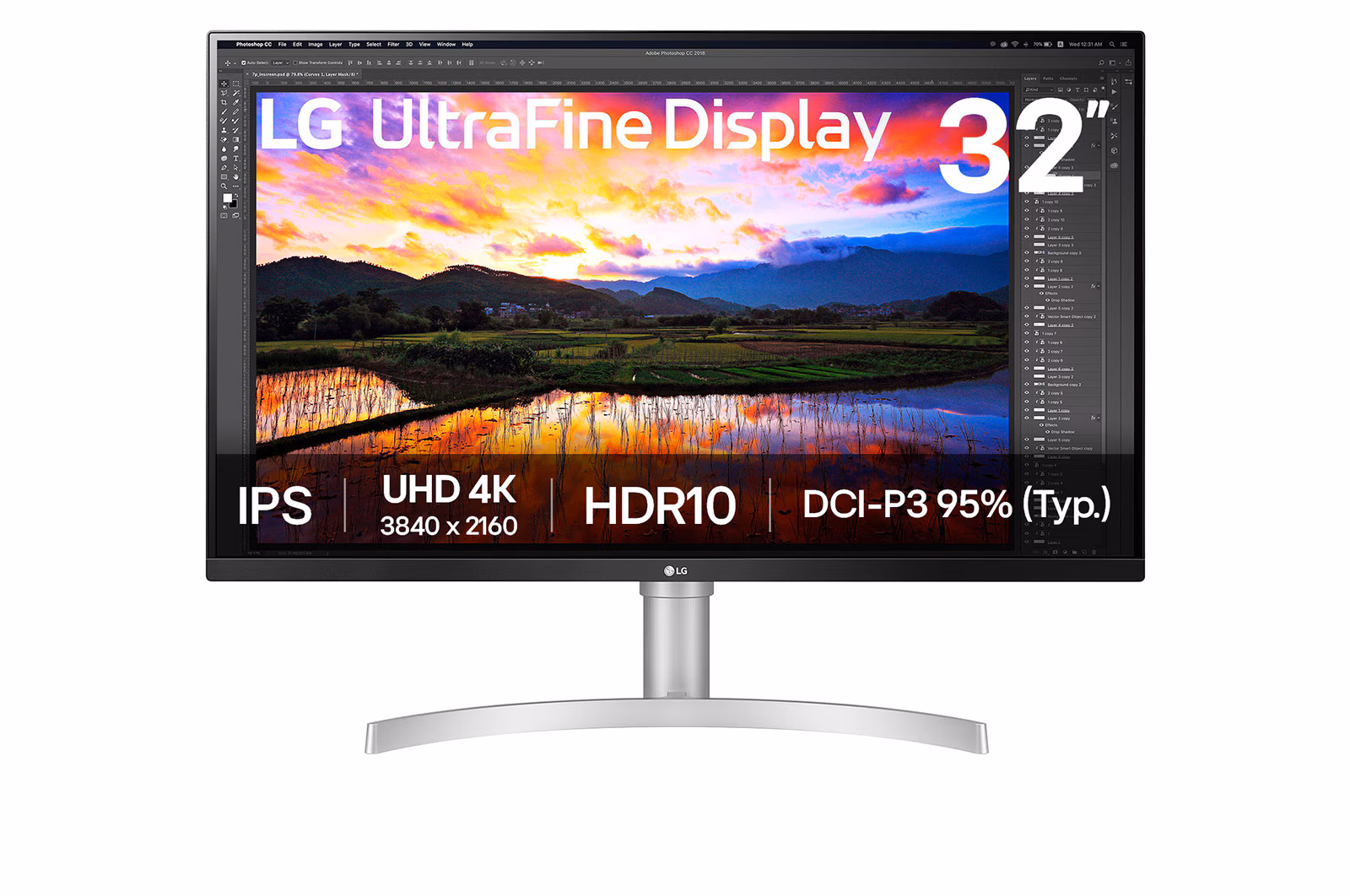 LG Monitor UltraFine 32UN650K-W 31.5", IPS