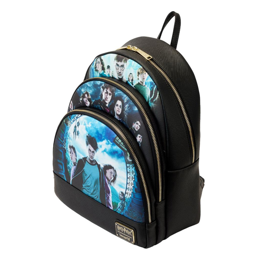 Loungefly Harry Potter Trilogy Series 2 Triple Pocket Mini Backpack