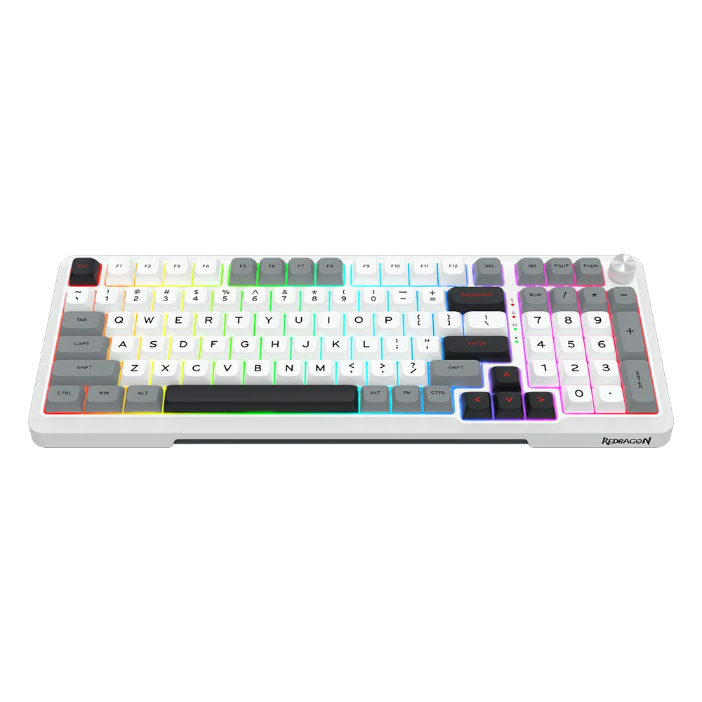 Bragi Pro K688 Wired/2.4G/BT Mechanical Keyboard White