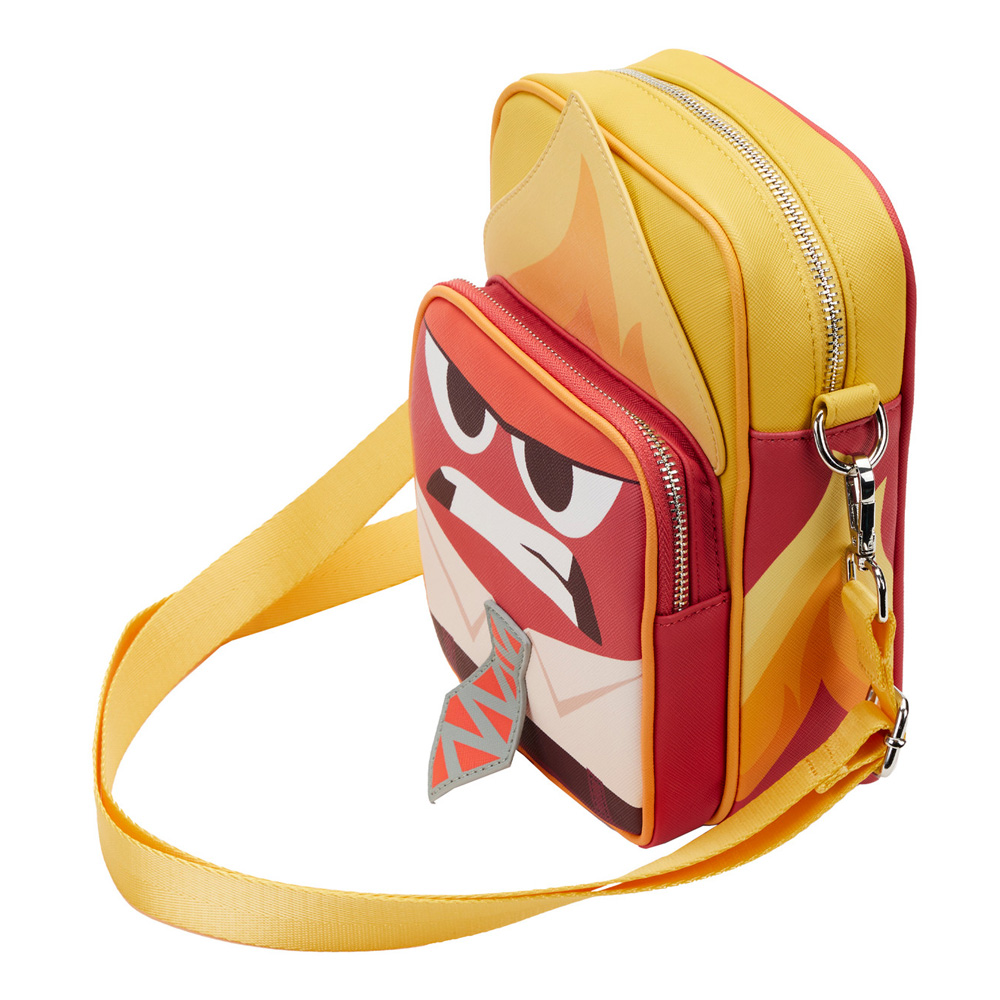 Loungefly Disney Pixar Inside Out Anger Cosplay Passport Bag