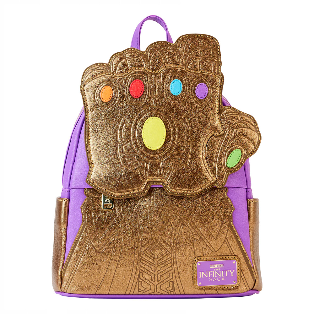 Loungefly Marvel Shine Thanos Gauntlet Mini Backpack