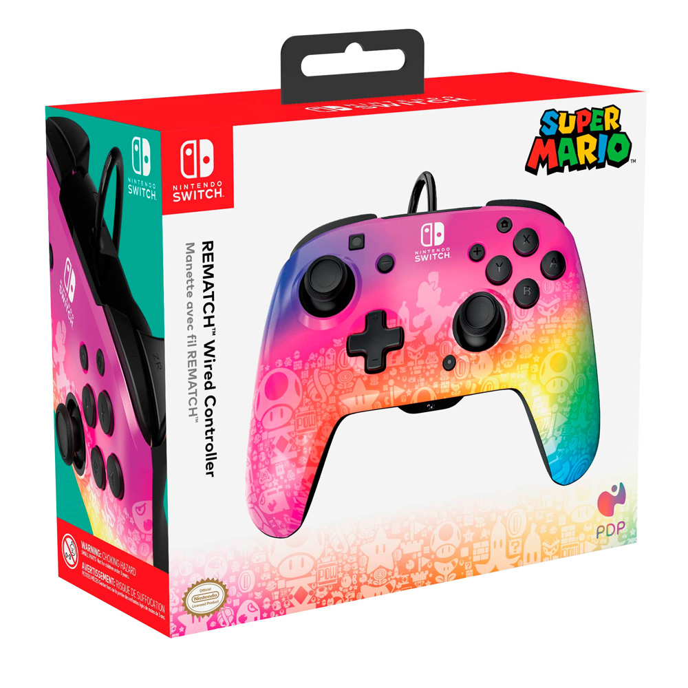 PDP Nintendo Switch Wired Controller Rematch - Star Spectrum