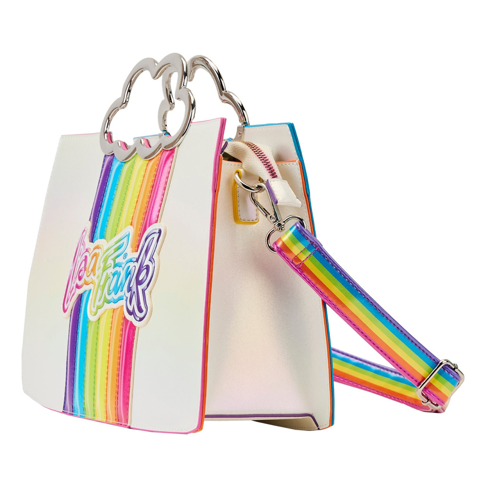 Loungefly Lisa Frank Rainbow Cloud Handle Chain Strapbody Bag