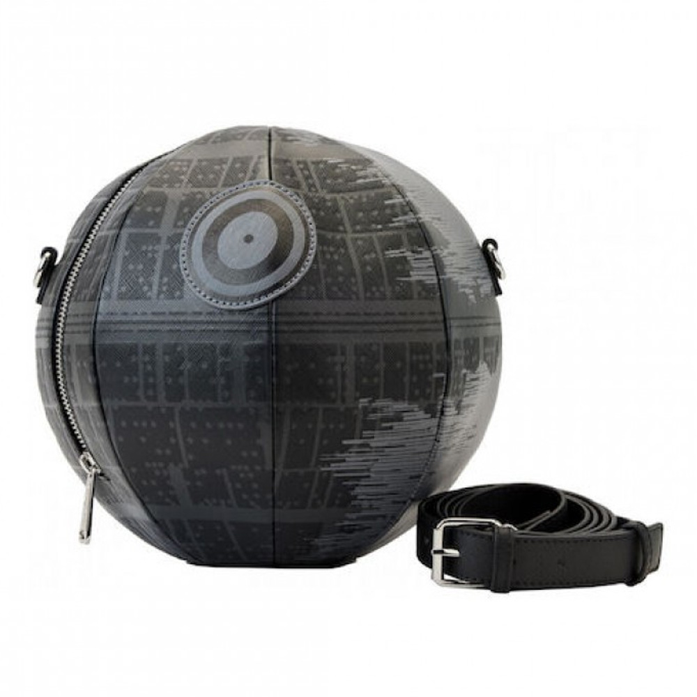 Loungefly Star Wars Return Of The Jedi 40TH Anniversary Death Star Figural Crossbody Bag