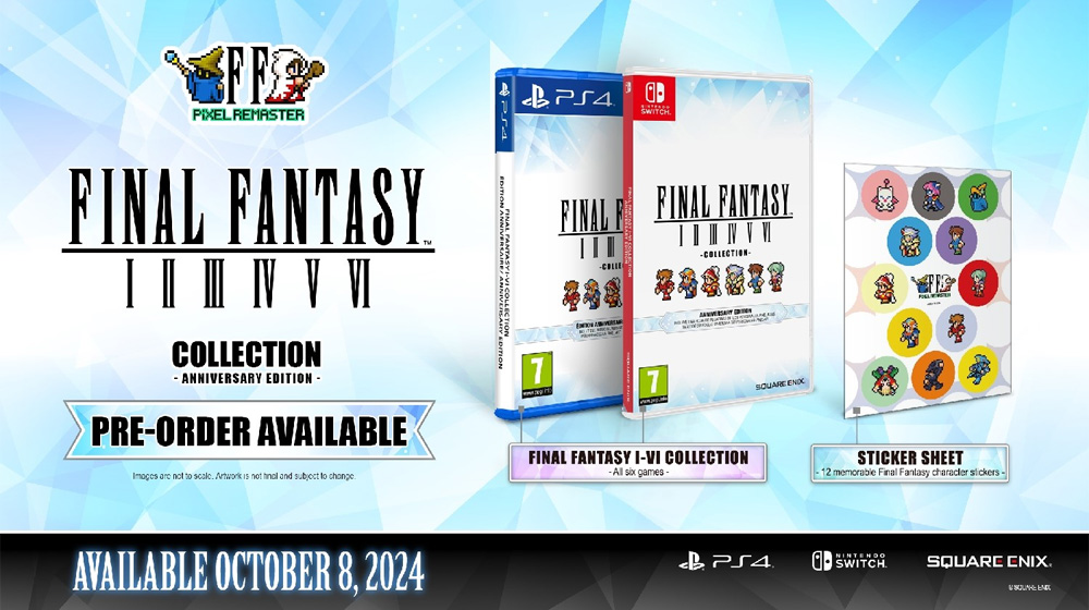 Square Enix PS4 Final Fantasy I-VI - Anniversary Edition
