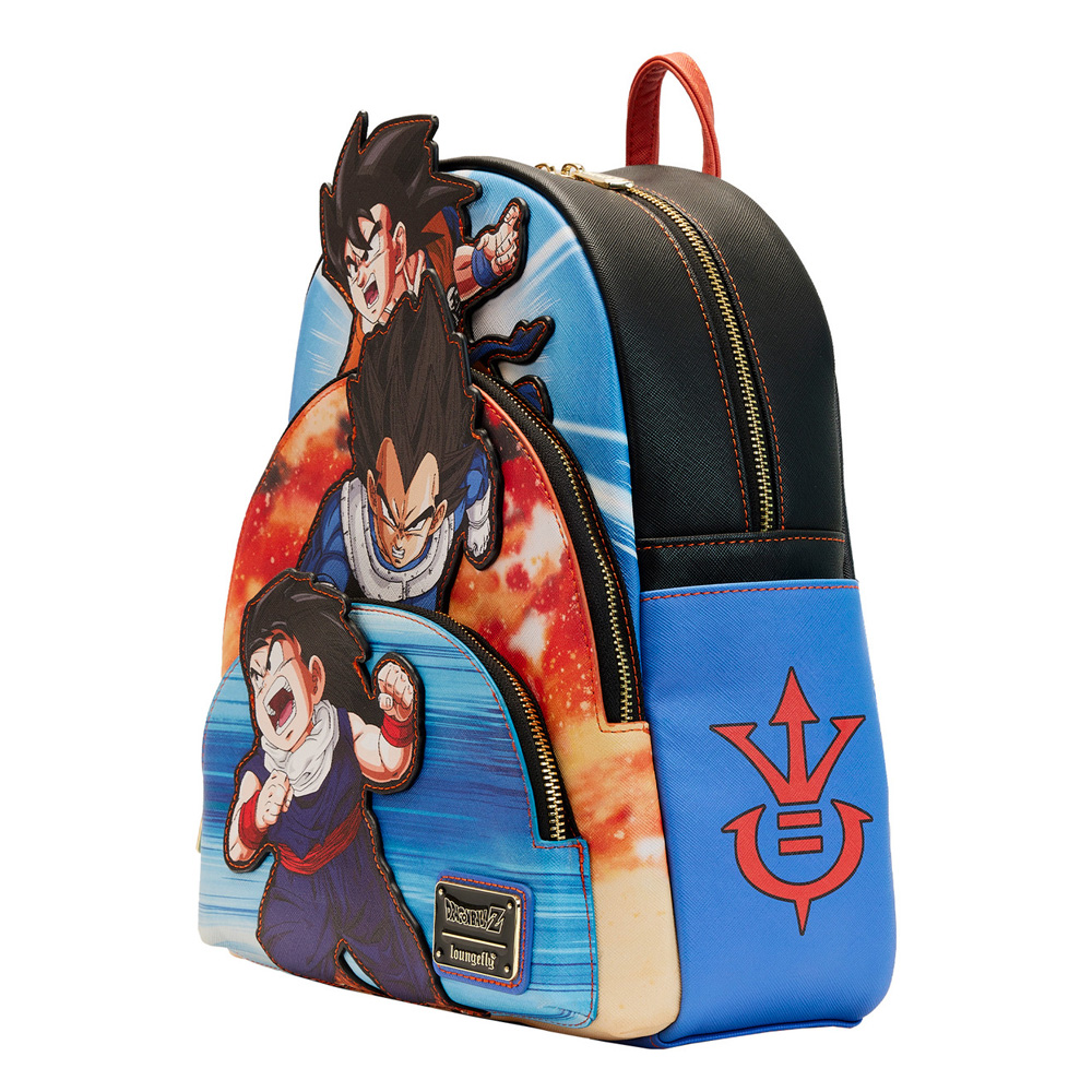 Loungefly Dragon Ball Z Triple Pocket Backpack