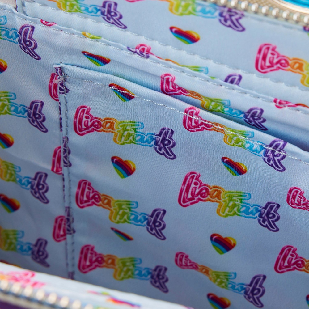 Loungefly Lisa Frank Rainbow Cloud Handle Chain Strapbody Bag