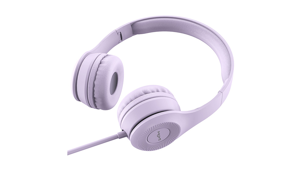 MOYE Enyo Foldable Headphones with Microphone Pink