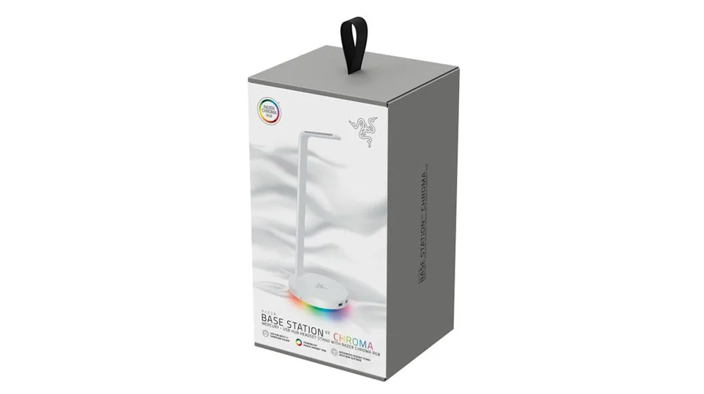 Base Station V2 Chroma Mercury - Headphone Stand with USB 3.1 and 7.1 Surround Sound