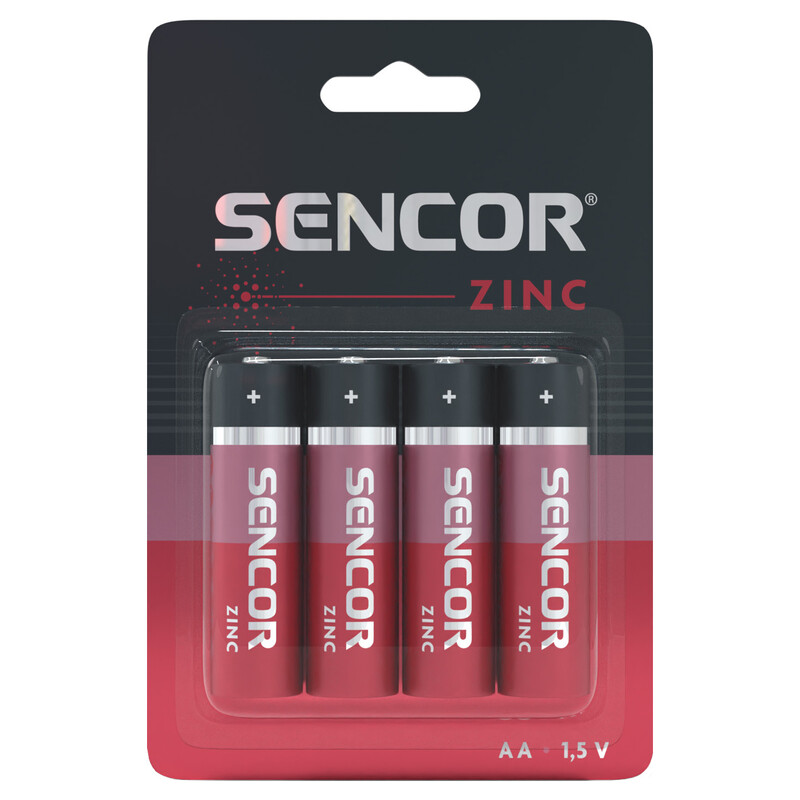 Sencor Baterija Sencor R06 AA 4BP Cink Karbon 4/1