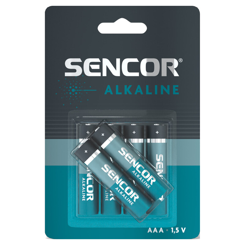 Sencor Baterija Sencor LR03 AAA 4+2 BP Alkalne 6/1