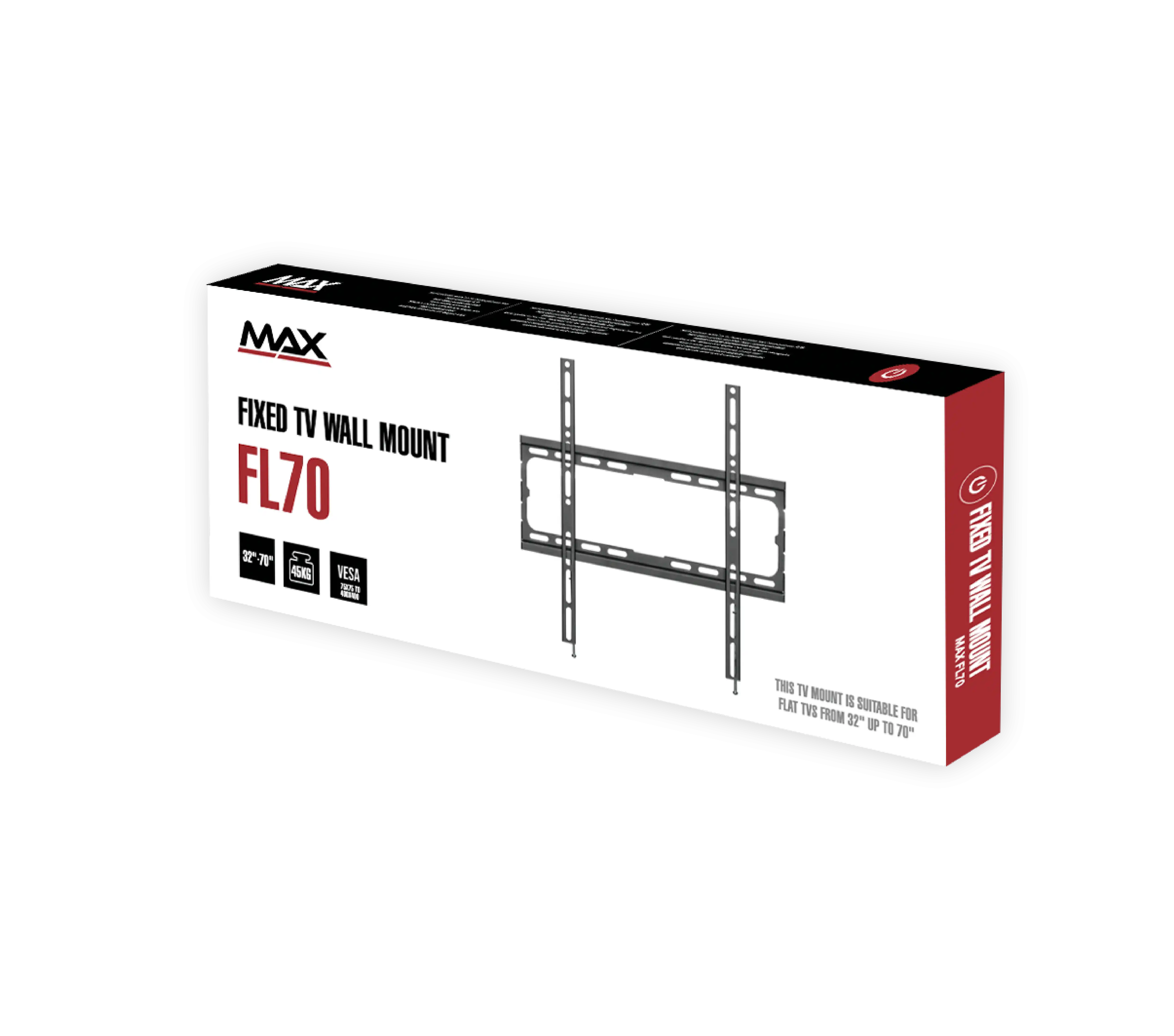 MAX Nosač za TV MAX FL70 32-70/ vesa max 400x400/45 kg/fiksni