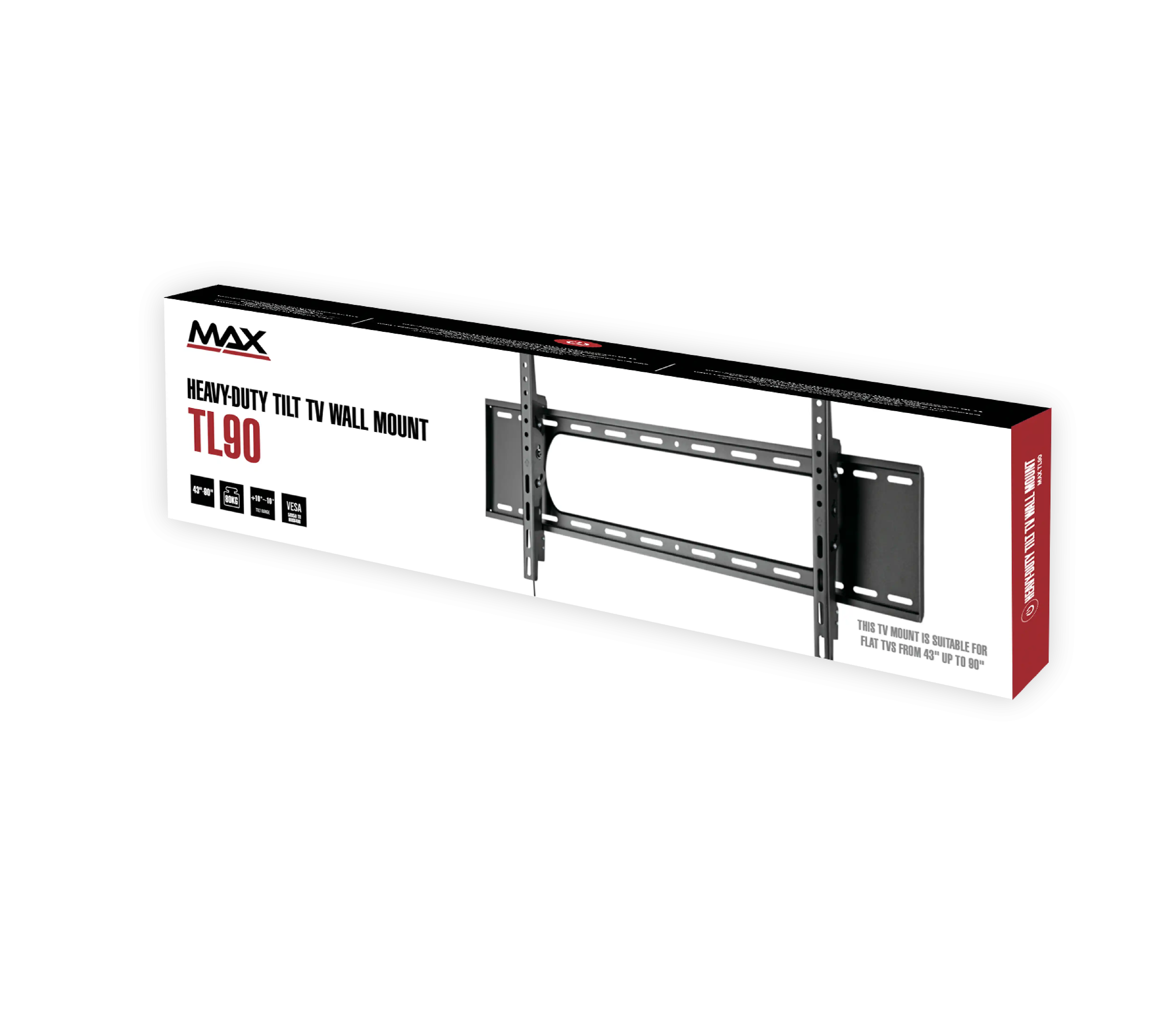 MAX Nosač za TV MAX TL90 43-90/800x400/80kg/tilt
