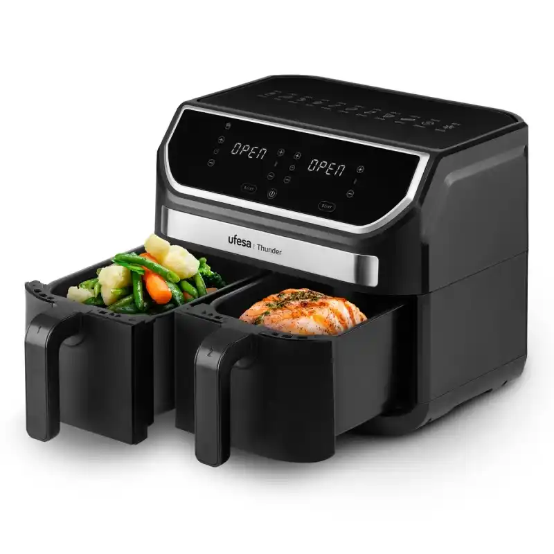 Ufesa AirFryer Ufesa Thunder/bezuljna/zapremina 9l/dupla posuda