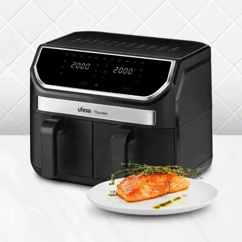 Ufesa AirFryer Ufesa Thunder/bezuljna/zapremina 9l/dupla posuda