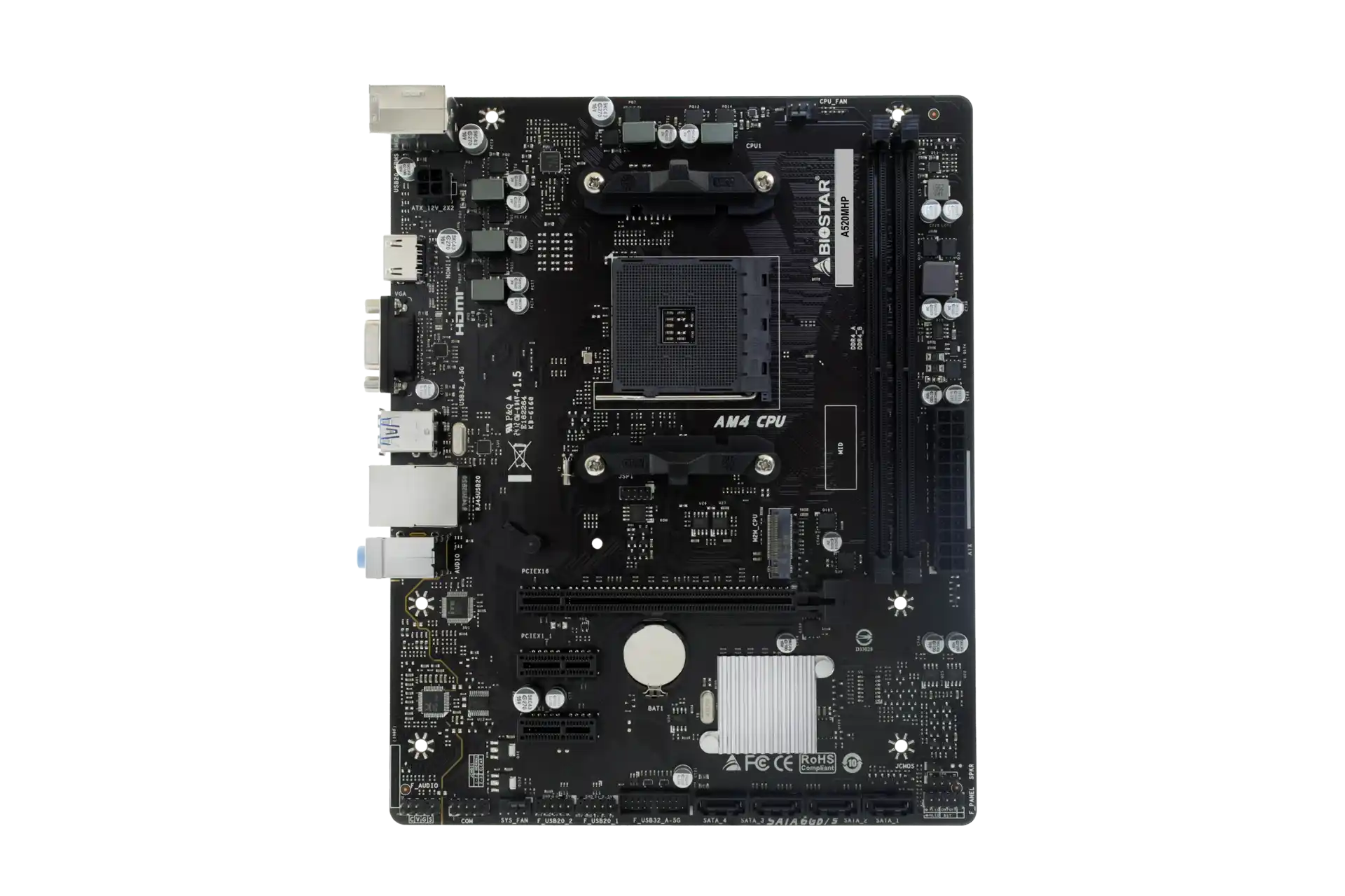 Matična ploča AM4 Biostar A520MHP VGA/HDMI/M.2