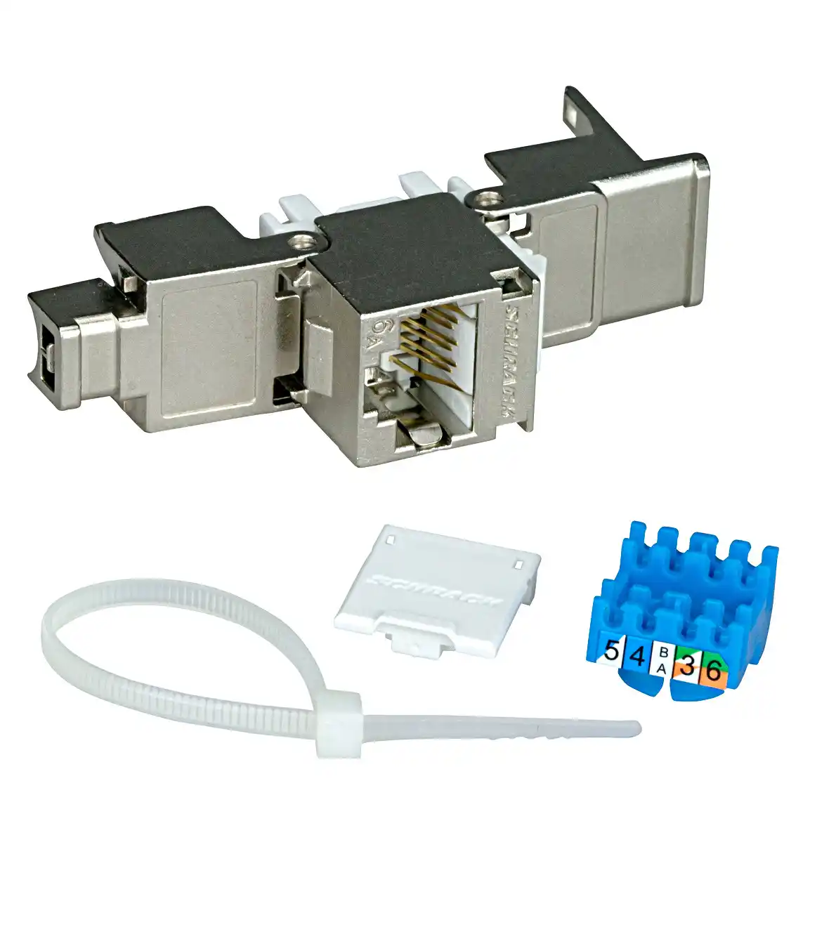 Schrack Modul RJ-45 kat. 6A 10G STP (SFB) HSEMRJ6GS2 Schrack