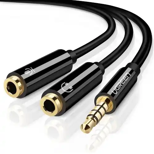 Ugreen Audio kabl 3,5mm 1xM/2xŽ Ugreen 0,2m AV141